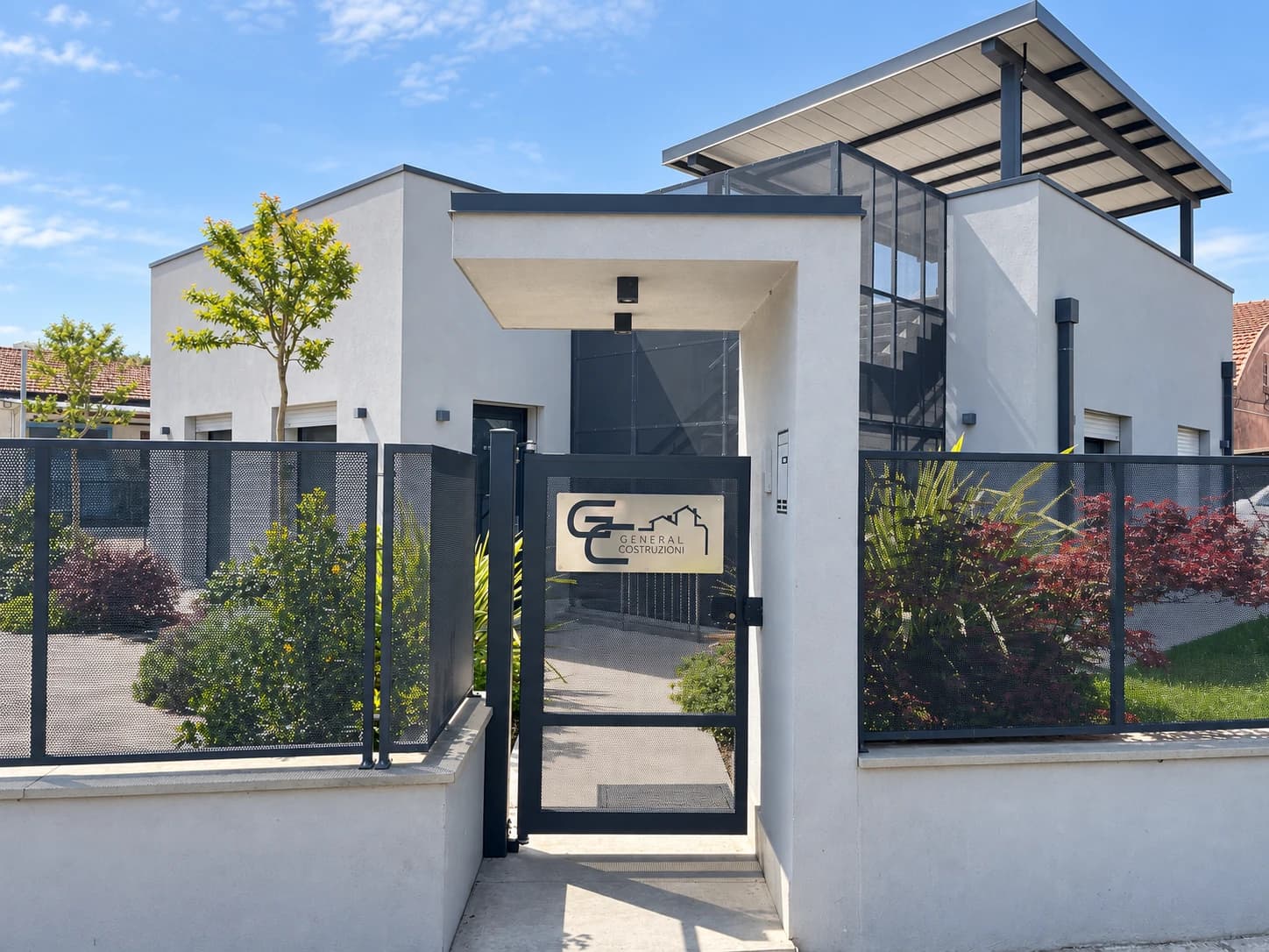 La sede di General Costruzioni vista dall’ingresso